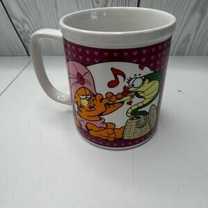 Vtg 1980 Enesco Garfield Comic Strip I'm A Real Charmer Coffee Mug Jim Davis